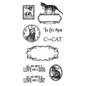 Raining Cats and Dogs - Cling Stamp 2